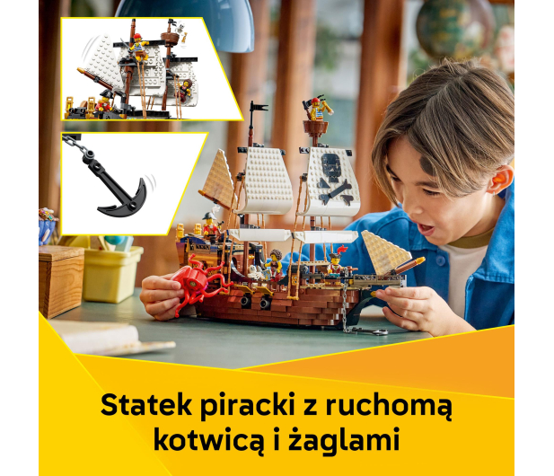 LEGO CREATOR 31387 Legendarny statek piracki - 1529742 - zdjęcie 6